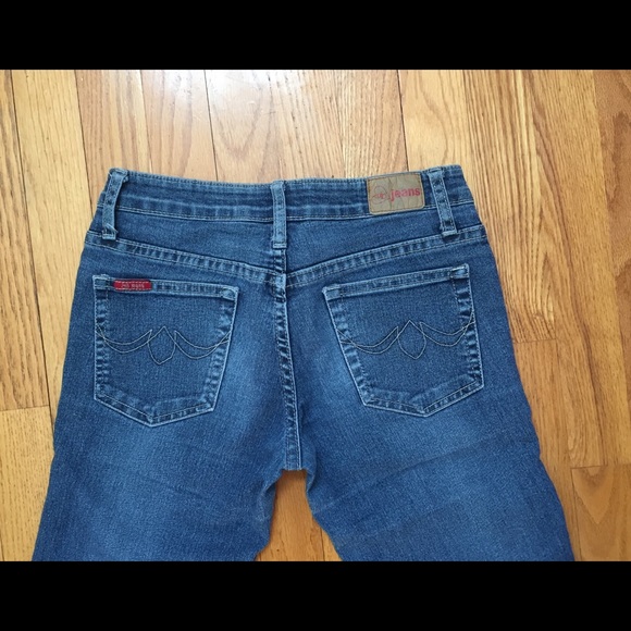 Bell Bottom Denim Blue Jeans l Medium Wash lSize25 - Picture 5 of 5